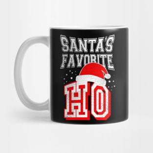 Santas Favorite Ho, Funny Christmas Gift Mug